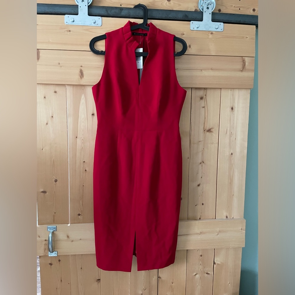 10- NWT Black Halo women’s dress Red Antoinette